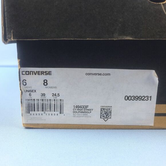 Converse Sneakers Mens Size 6 CT High Street Mid Skate Gray 6C-151-M88 Womens 8 - Picture 15 of 16